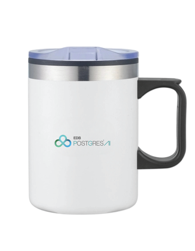 14 Oz. Double Wall Camping Mug with Handle image thumbnail