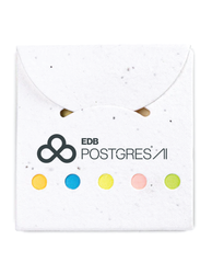 Image of Biodegradable Flower Seeded Sticky Note Pad