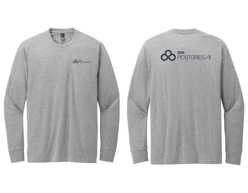 District® Perfect Blend® CVC Long Sleeve Tee image thumbnail