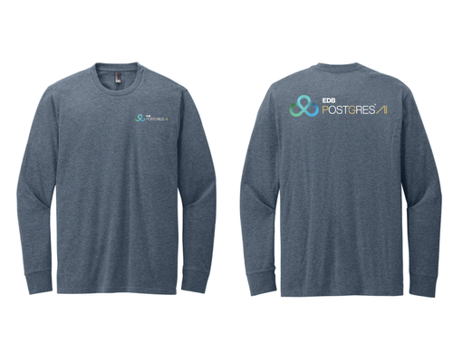 District® Perfect Blend® CVC Long Sleeve Tee image thumbnail