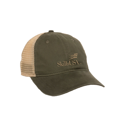 Premium Washed Twill Trucker Hat image thumbnail