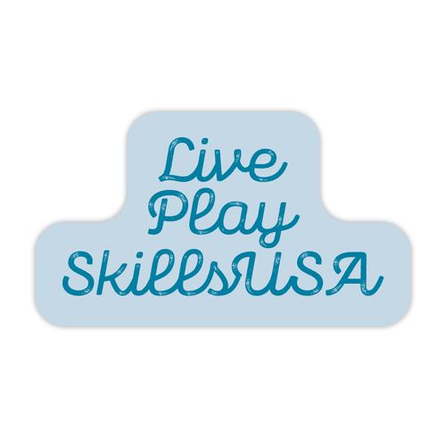 Live Play SkillsUSA Decal image thumbnail