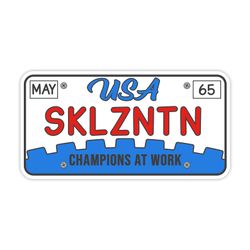 Image of License Plate Decal