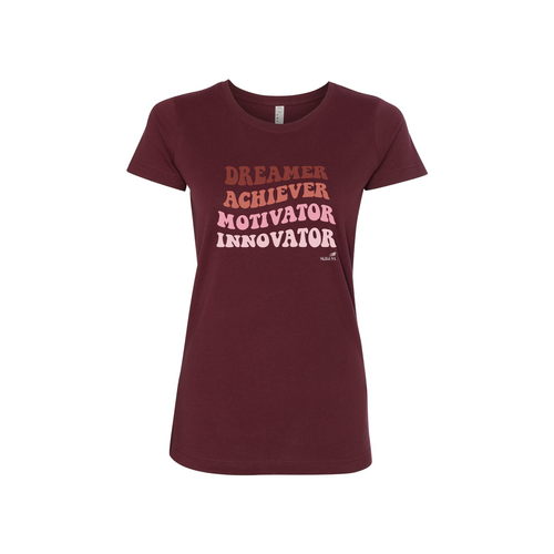 Women's SkillsUSA Maroon Dreamer Tee image thumbnail