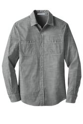 Image of Port Authority Slub Chambray Shirt. W380