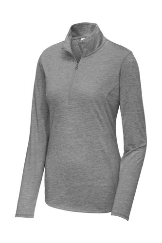 Sport-Tek Women's PosiCharge Tri-Blend Wicking 1/4-Zip Pullover. LST407 image thumbnail