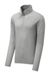 Image of Sport-Tek PosiCharge Tri-Blend Wicking 1/4-Zip Pullover. ST407