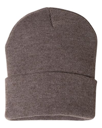 12" Solid Cuffed Beanie - SP12 image thumbnail