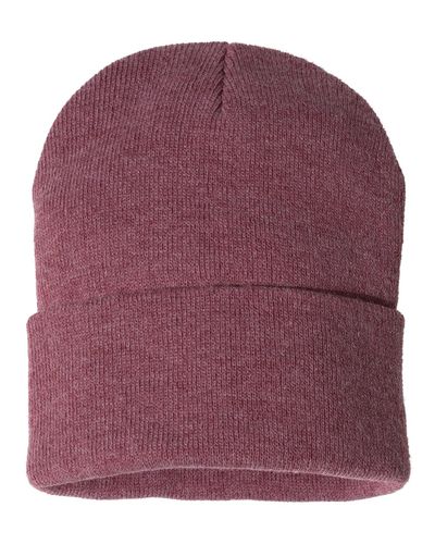 12" Solid Cuffed Beanie - SP12 image thumbnail