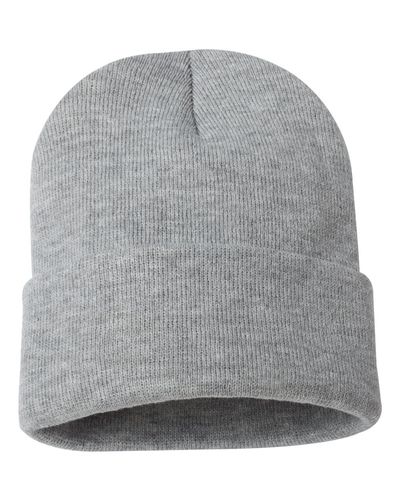 12" Solid Cuffed Beanie - SP12 image thumbnail