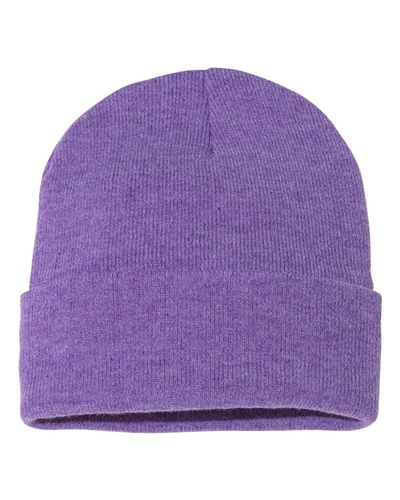 12" Solid Cuffed Beanie - SP12 image thumbnail