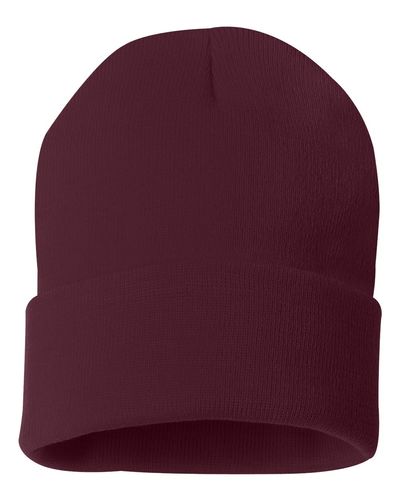 12" Solid Cuffed Beanie - SP12 image thumbnail