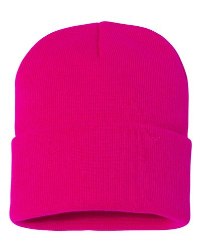 12" Solid Cuffed Beanie - SP12 image thumbnail