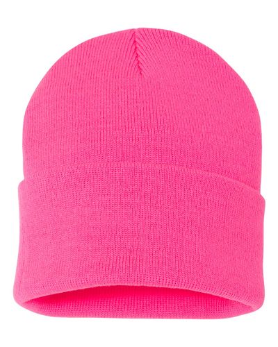 12" Solid Cuffed Beanie - SP12 image thumbnail