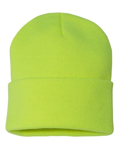 12" Solid Cuffed Beanie - SP12 image thumbnail