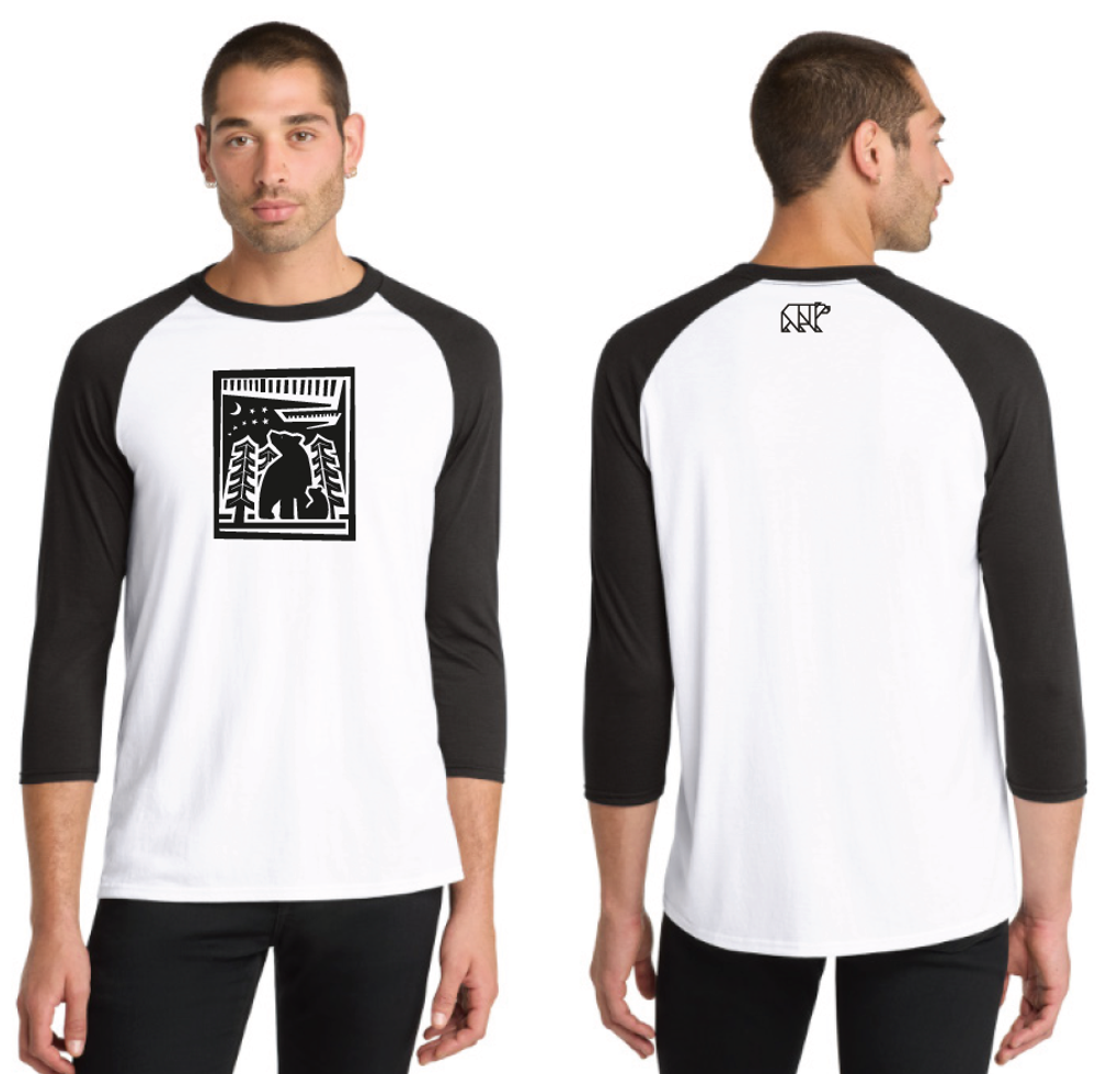 Unisex Perfect Tri 3/4-Sleeve Raglan primary image