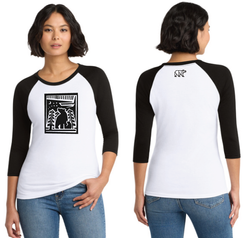 Image of Women's Perfect Tri 3/4-Sleeve Raglan