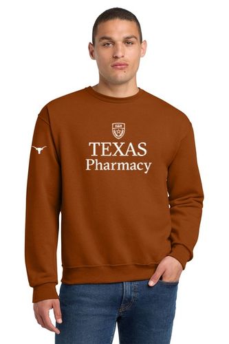 Texas Pharmacy Burnt Orange Crewneck Sweatshirt (Unisex) image thumbnail Texas Pharmacy Burnt Orange Crewneck Sweatshirt (Unisex) image thumbnail