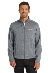 Image of Men’s Texas Pharmacy Grey Digi Stripe Fleece Jacket
