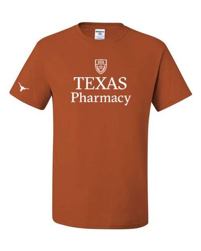 Texas Pharmacy Burnt Orange T-Shirt (Unisex) image thumbnail