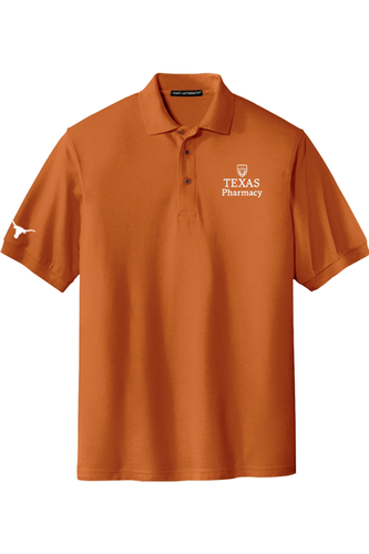 Men’s Texas Pharmacy Burnt Orange Polo image thumbnail