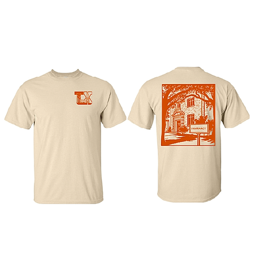 Pharmacy Building Tee - 2 Sided Print image thumbnail