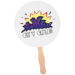 Image of Hand Fan - 8" Round - Full Color