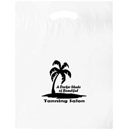 Reinforced Handle Plastic Bag - 15" x 12" image thumbnail