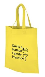 Image of Heat Seal Bottom Gusset Tote - 13 1/2 inches x 12 1/2 inches