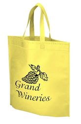 Image of Heat Seal Bottom Gusset Tote - 15 inches x 15 1/2 inches