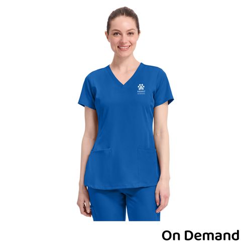 Healing Hands Women's V Neck Top - IVWC image thumbnail