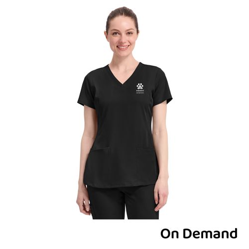 Healing Hands Women's V Neck Top - IVWC image thumbnail