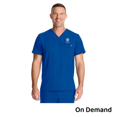 Healing Hands Men's V-Neck Top - IVWC image thumbnail