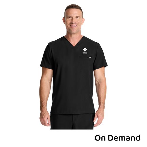 Healing Hands Men's V-Neck Top - IVWC image thumbnail