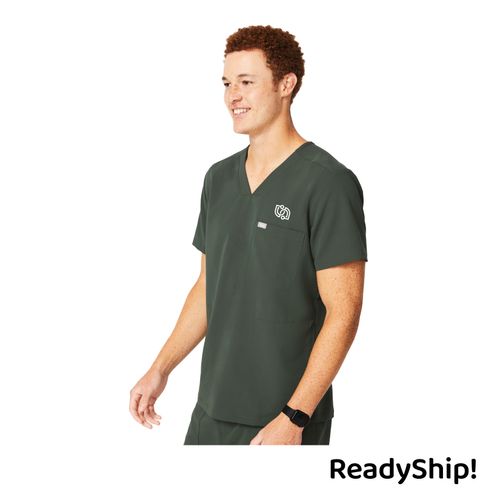 FIGS Men’s Chisec Scrub Top - Moss image thumbnail