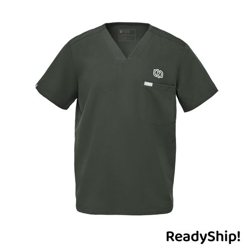 FIGS Men’s Chisec Scrub Top - Moss image thumbnail