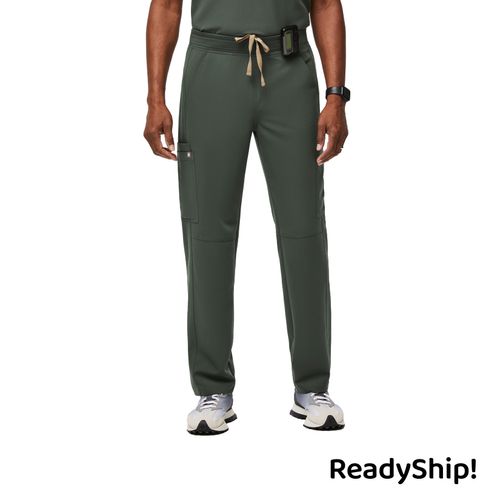 FIGS Men’s Axim Cargo Scrub Pants - Moss image thumbnail
