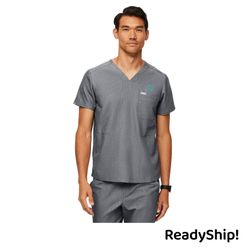 Image of FIGS Men’s Chisec Scrub Top - Graphite