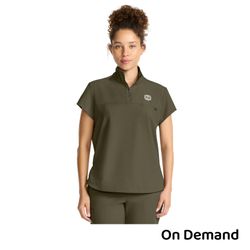 Image of Healing Hands Women's Collar Top - Olive