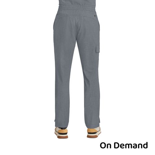 Healing Hands Men's Zip Fly Drawstring Pants - Heather Ash image thumbnail