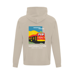Image of Unisex Everyday Fleece Hoodie - Sustainable Future