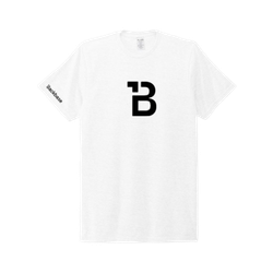 Image of Allmade® Unisex Tri-Blend Tee Shirt  BRIGHT WHITE