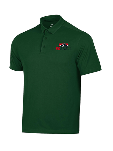 Under Armour Men's T2 Green Pique Polo image thumbnail