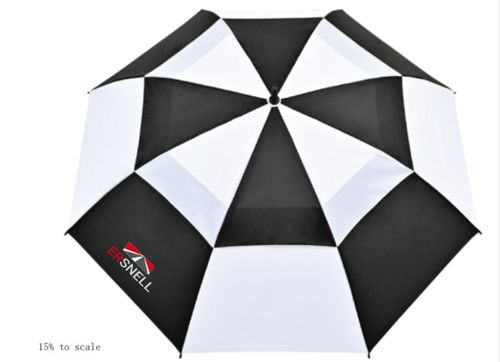 60" Recycled Auto Open Double Canopy Golf Umbrella image thumbnail