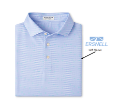 Image of Peter Millar Men's Geo Skull Performance Jersey Polo