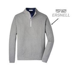 Image of Peter Millar Men's Perth Performance Melange Quarter-Zip