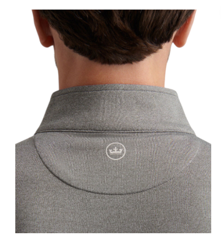 Peter Millar Men's Perth Performance Melange Quarter-Zip image thumbnail