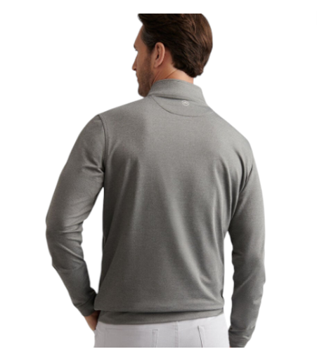 Peter Millar Men's Perth Performance Melange Quarter-Zip image thumbnail