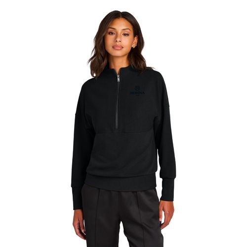 Mercer+Mettle Women's Linear Texture 1/4-Zip image thumbnail