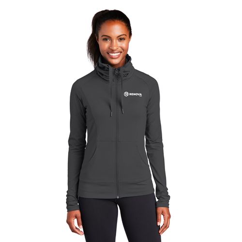 Sport-Tek Women's Sport-Wick Stretch Full-Zip Jacket image thumbnail